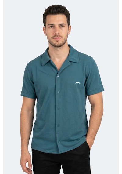 Slazenger Katelın Erkek Petrol Gömlek