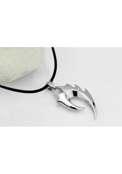 Brezza Lusso Jewelry Tarz Kolye Zirkon Taşlı Paslanmaz Çelik Erkek Kolye
