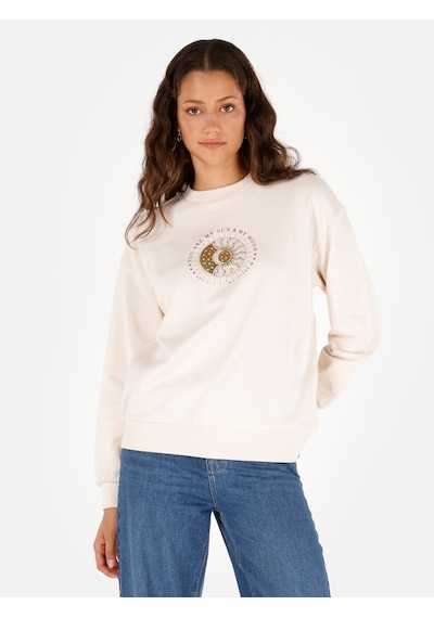Colin's Colins Beyaz Kadın Sweatshirt Cl1070196 Q1.v2 Ofw Beyaz
