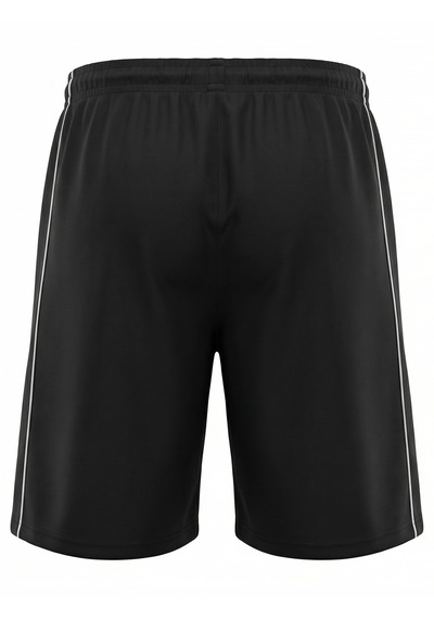 Orendahill Erkek Spor Şort Hızlı Kuruyan Esnek Regular Fit Trim Biyeli Activewear Siyah