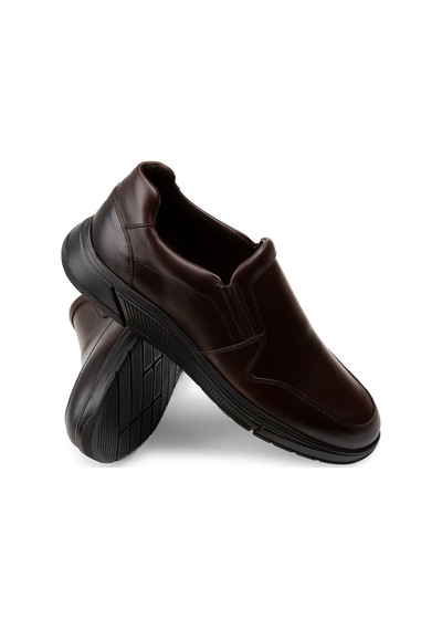 Deery Hakiki Deri Kahverengi Loafer Erkek Ayakkabı - 01874mkhvc01 Kahverengi