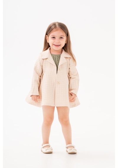 Xo Kids Kız Çocuk Elbise 6-24 Ay 2320 Ekru