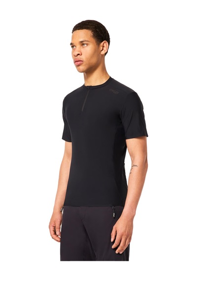 Oakley Poınt To Poınt 1/4 Zıp Jersey SIYAH