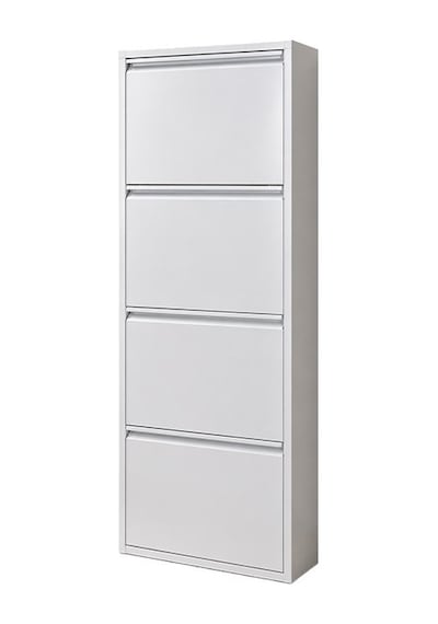 Kaser 9003 Beyaz 4lu Kılıtlı Metal Ayakkabılık Diğer
