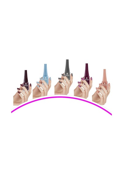 5 Adet Keratinli Besleyici Oje 14 Ml Set11 Diğer