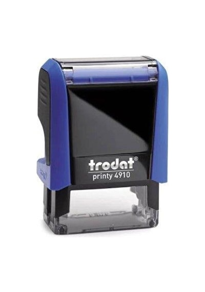 Trodat Standart Kaşe Otomatik 26x09 Karışık Kasa Mavi Keçe 4910