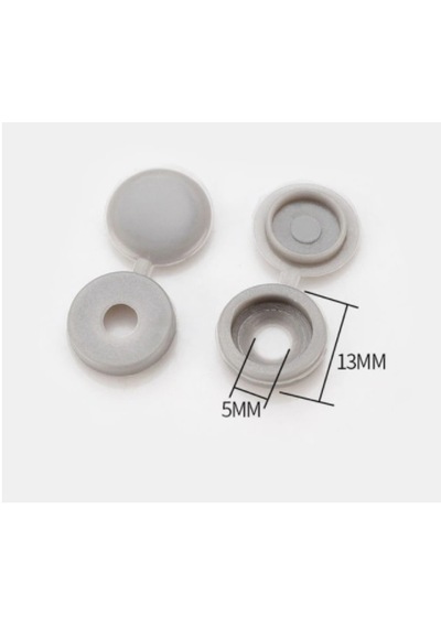 Vida Gizleyici Kapak Plastik (50 Li Paket) Gri
