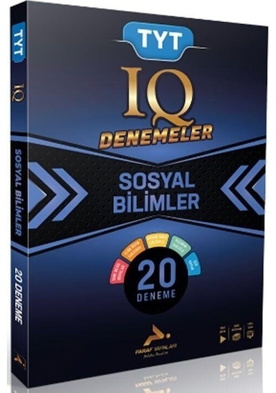Tyt Iq Sosyal Bilimler Video Çözümlü 20 Branş Deneme Paraf Yayınları