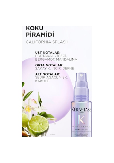 Kerastase Blond Absolu Blonde Guard Sarı Saçlar Için Koruyucu Nemlendirici Durulanmayan Bakım Spreyi 45ml