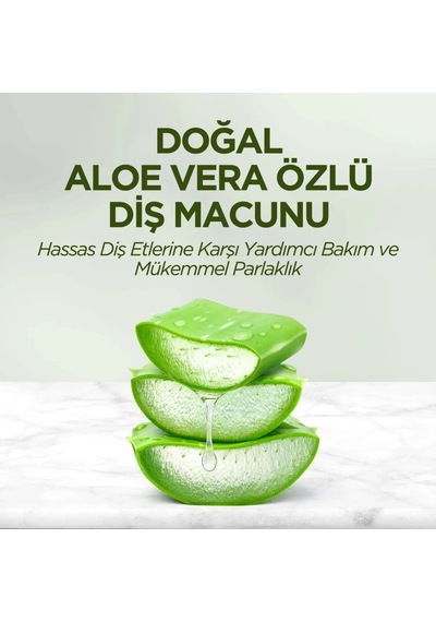 Mey İthalat Doğal Diş Macunu 90 Gr Aloe Vera Renkli