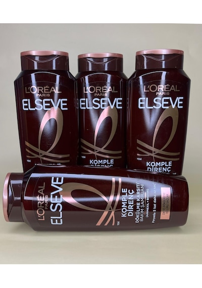 L'Oréal Paris Elseve Komple Direnç Dökülme Karşıtı Bakım Şampuanı 4 x 285 ML
