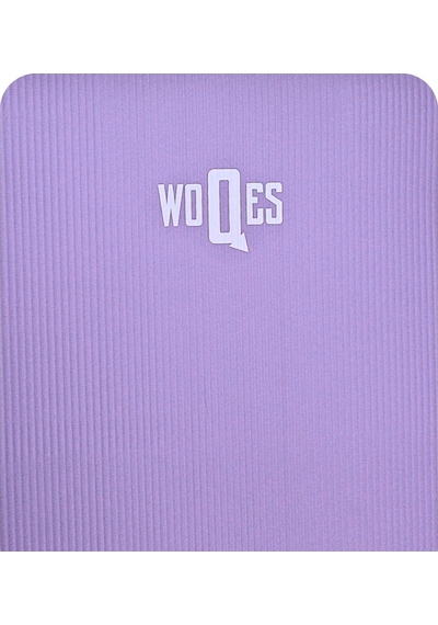 Woqes Konforlu Ve Kaymaz Nbr Yoga Matı 10 Mm Kalınlık Ekstra Destekli Ve Dayanıklı Tasarım Mor