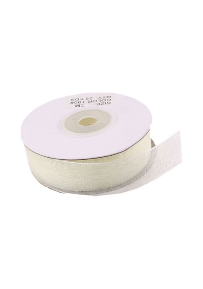 Organze Kurdele 30 Mm 22 Metre Krem N11.1342