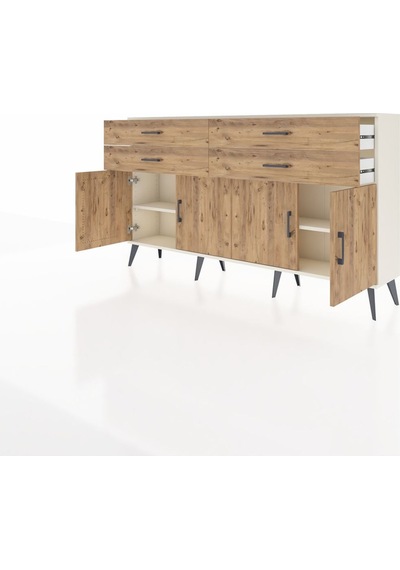 Arges Konsol 2 Raflı 4 Çekmeceli 8 Kapaklı 176x30x99 Aytaşı-çam Atlas Çam/atlas Çam - Aytası Arges Konsol 2 Raflı 4 Çekmeceli 8 Kapaklı 176x30x99 Aytaşı-çam Atlas Çam/atlas Çam - Aytası