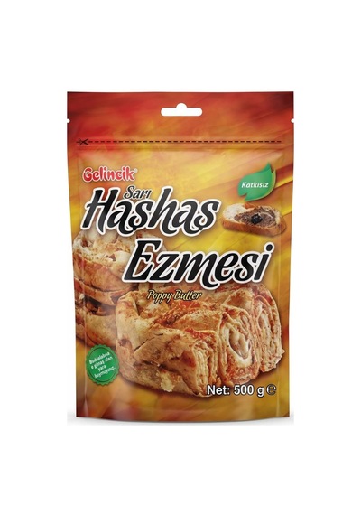 Katkısız Doğal Sarı Haşhaş Ezmesi 500 Gr Geleneksel Yoğun Lezzet