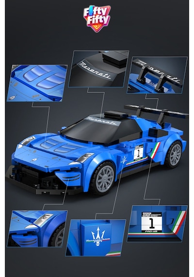 Cada Maserati Gt2 1:24 C55031w 240 Parça Oyuncak Yapım Seti Blok Araba Ffcada-c55031w