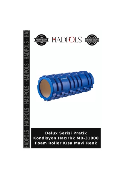 Delux Serisi Pratik Kondisyon Hazırlık Mb-31000 Foam Roller Kısa Mavi Renk