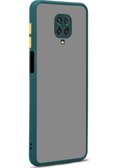 Xiaomi Redmi Note 9S Kılıf Zore Hux Düğme Ve Kapak Zıt Renk Kılıf