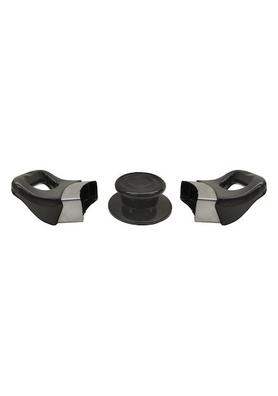 Tencere Tava Sahan Kulp Ve Cam Kapak Kulpu Siyah Yasemin Lüks Tepeli 6 Set