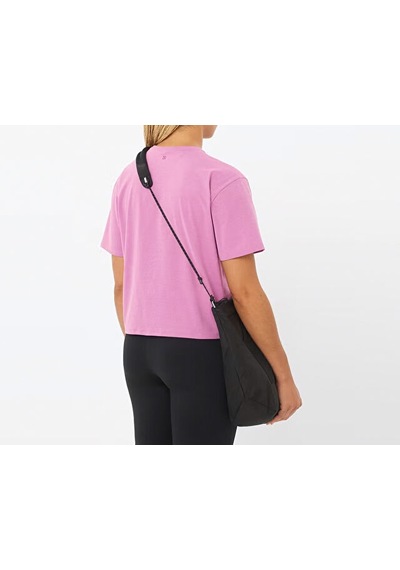 Salomon Tracklıne Ss Tee W Kadın Günlük Tişört Lc2748900 Pembe