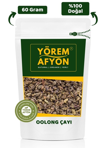 Yörem Afyon Yüksek Rakım Hasadı Zihin Canlandıran Oolong Çayı Thea Sinensis 60gr.