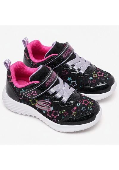 Skechers Bounder 303167n-bkmt Ortopedik Işıklı Çocuk Spor Ayakkabı siyah