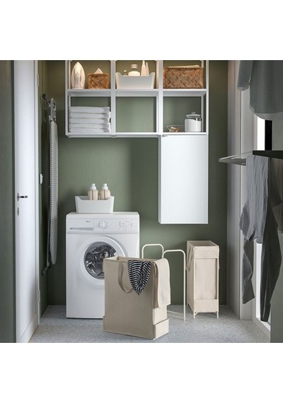 Ikea Purrpıngla Çamaşır Sepeti, Bej, 42 Lt