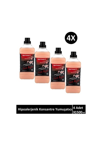 Hipoalerjenik Çiçek Rüyası Konsantre Çamaşır Yumuşatıcı 1500 Ml X 4 Adet 4'lü Set