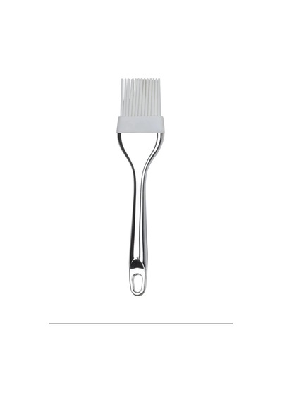 Silikon Metalik Saplı Yumurta Fırçası Royaleks-oky-095-4 Ahşap - Şeffaf