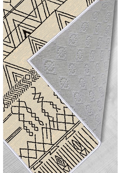 Rovigo Home Dijital Baskı Yıkanabilir Kaymaz Taban Salon Halısı RVG0142-SD944 Çok Renkli