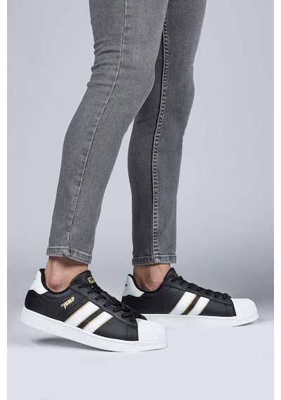 Jump 29055 Siyah - Beyaz Erkek Sneaker Günlük Spor Ayakkabı Siyah - Beyaz