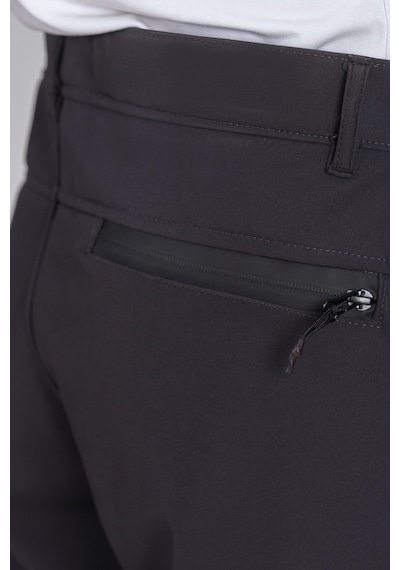 Vatan Tekstil İçi Polarlı Kışlık İthal Softshell Rüzgar Geçirmez Su İtici Kumaş Erkek Pantolon Gri