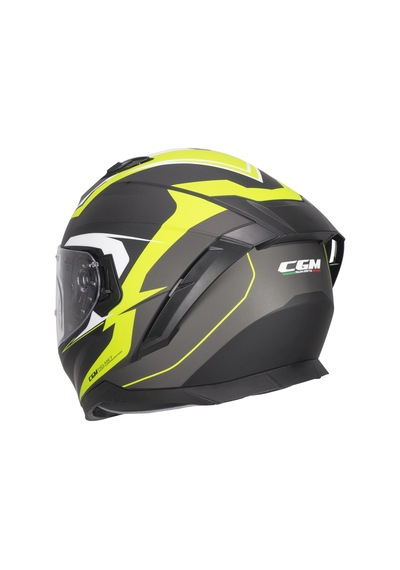 Cgm 311G Blast Sport Kapalı Kask Mat Siyah Sarı
