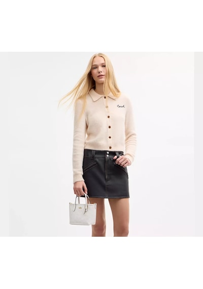 Coach City Mini Tote Kadın Çanta Beyaz