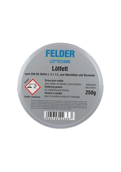Felder Lötfett Lehim Pastası 250gr