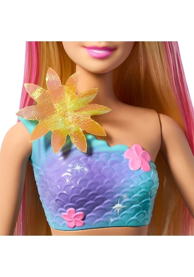Jdm72 Büyülü Çiçekler Deniz Kızı - Flower Magic Mermaid
