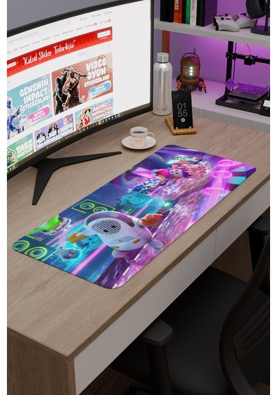 Fall Guys Kaymaz Dikişli Kauçuk Oyuncu Mousepad V1 - 70x30 Xl Gaming Mouse Pad Fare Altlığı