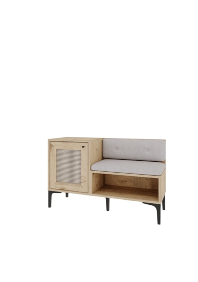Trio Wood Dekoratif Ayakkabılık %100mdf Meşe