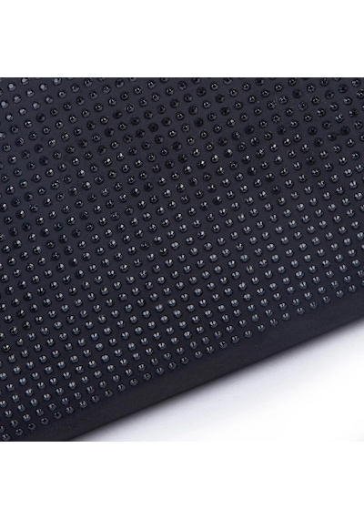 Nas Bag Kadın Basic Baget Omuz Ve Çapraz Çanta Siyah Taşlı 27x12 Cm Siyah - Çupra Siyah - Siyah