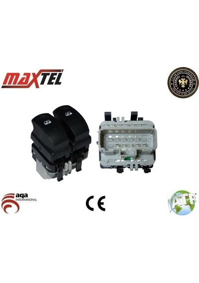 Cam Açma Düğmesi Sol Clıo Iıı 05-15 Modus 04-15 10 Fişli
