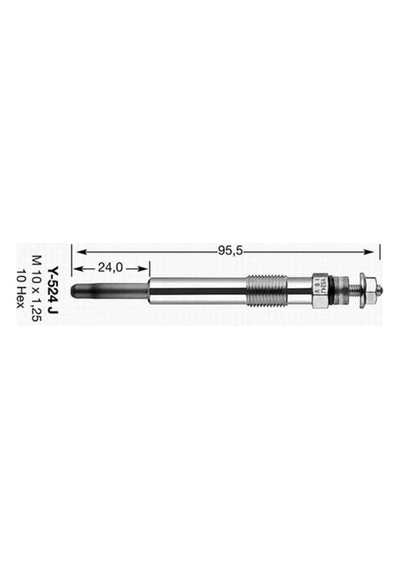 BOSCH 250202131 ISITMA KIZDIRMA BUJISI FIESTA IV FOCUS TOURNEO CO