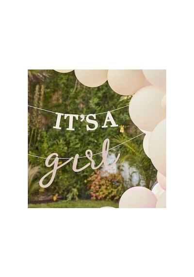 Baby Shower Asılan Süs - It's A Girl Tüm Yaşlar