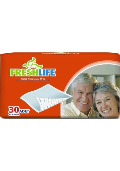 Freshlife Yatak Koruyucu Örtü 60x90 Cm 30 Adet