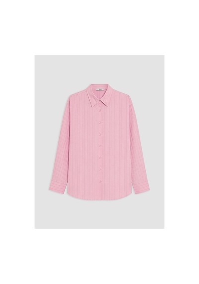 LC Waikiki Alıta Cıty Farkıyla Xsıde Pembe Çizgili Oversize Kadın Gömlek Pembe - 931519574 Pembe LC Waikiki Alıta Cıty Farkıyla Xsıde Pembe Çizgili Oversize Kadın Gömlek Pembe - 931519574 Pembe