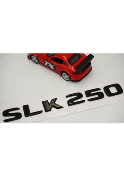 SLK 250 Bagaj Parlak Siyah ABS 3M 3D Yazı Logo