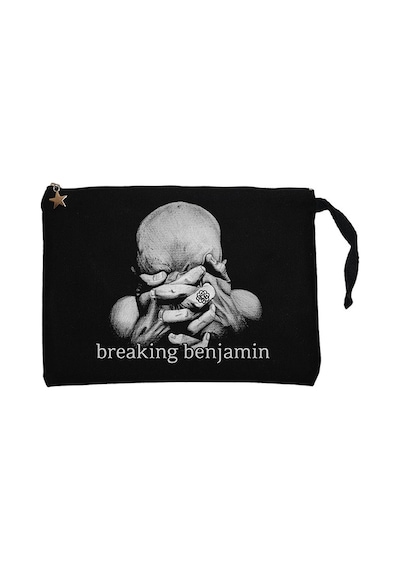 Breaking Benjamin We Are Not Alone Astarlı Cüzdan / El Çantası Siyah