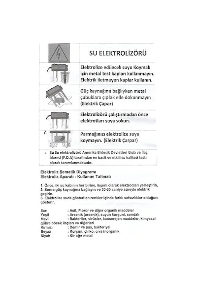 WaterMelon Su Arıtma Cihazı Elektroliz Su Test Cihazı Su Kalite Testi 468757904