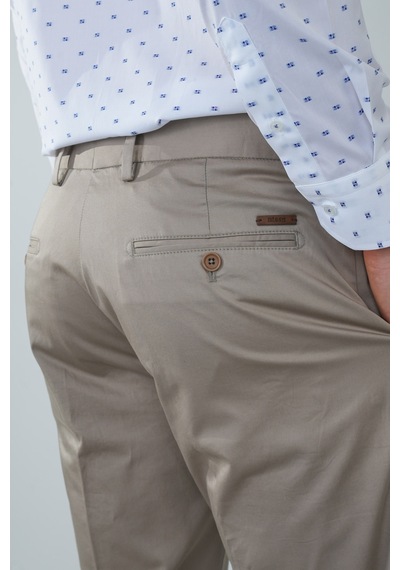 Bisse Bej Pamuklu 4 Cepli Erkek Basic Spor Pantolon Pns25y25105 07 Bej