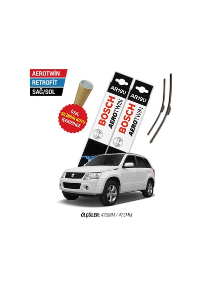 Bosch Aerotwin Suzuki Grand Vitara Silecek Takımı (2005-2012)