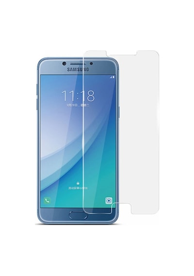Samsung Uyumlu Galaxy C5 Temperli Ekran Koruyucu Kırılmaz Cam (535111799) 20 Tl Fark Ile Apple  iPhone Hızlı Şarj Kablosu